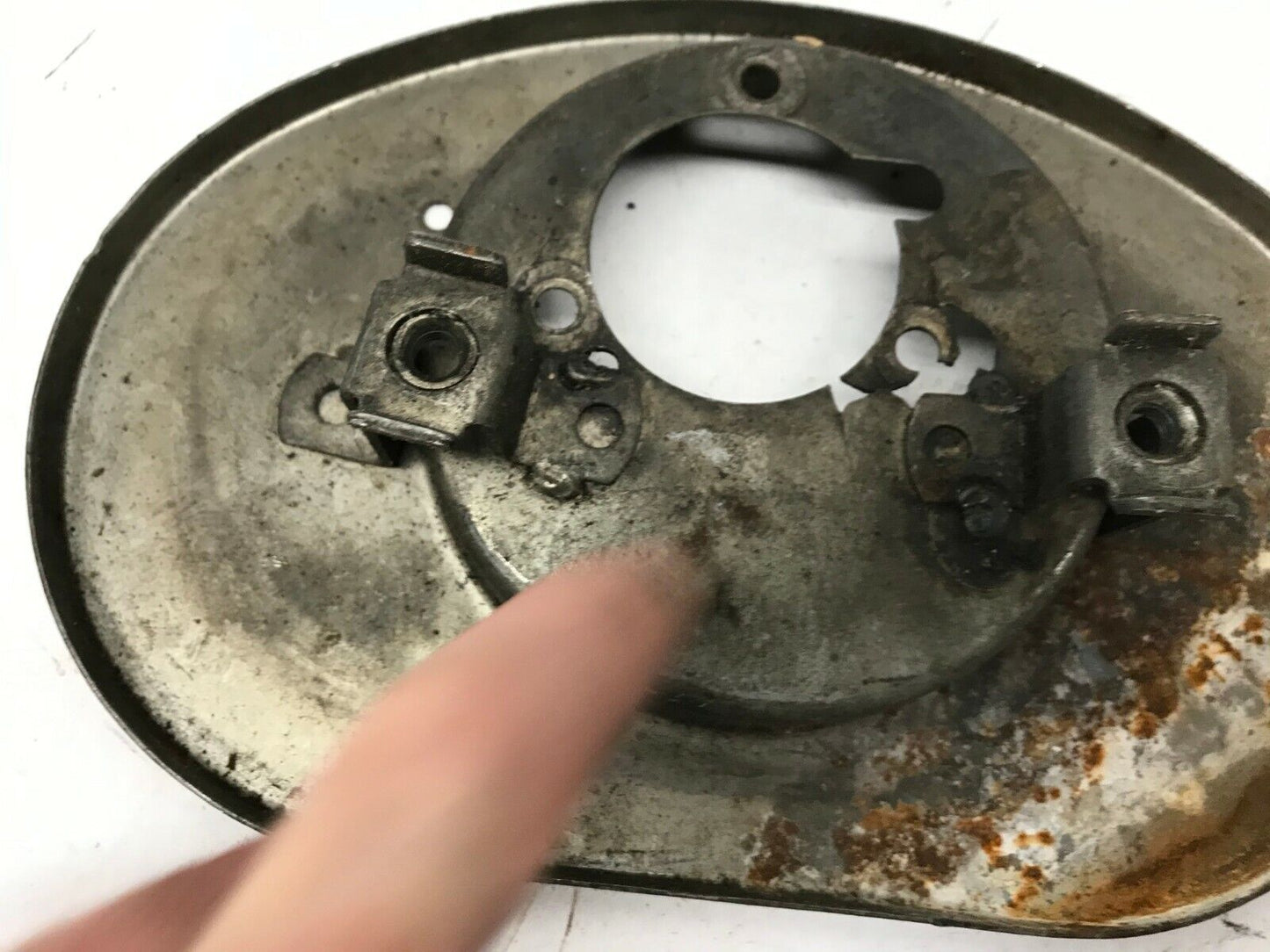 GENUINE Harley Ironhead XL Sportster Carburetor Air Cleaner Filter Backing Plate