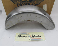 Harley Davidson J&P NOS Cycles Raw Steel Front Heritage Fender 7100090