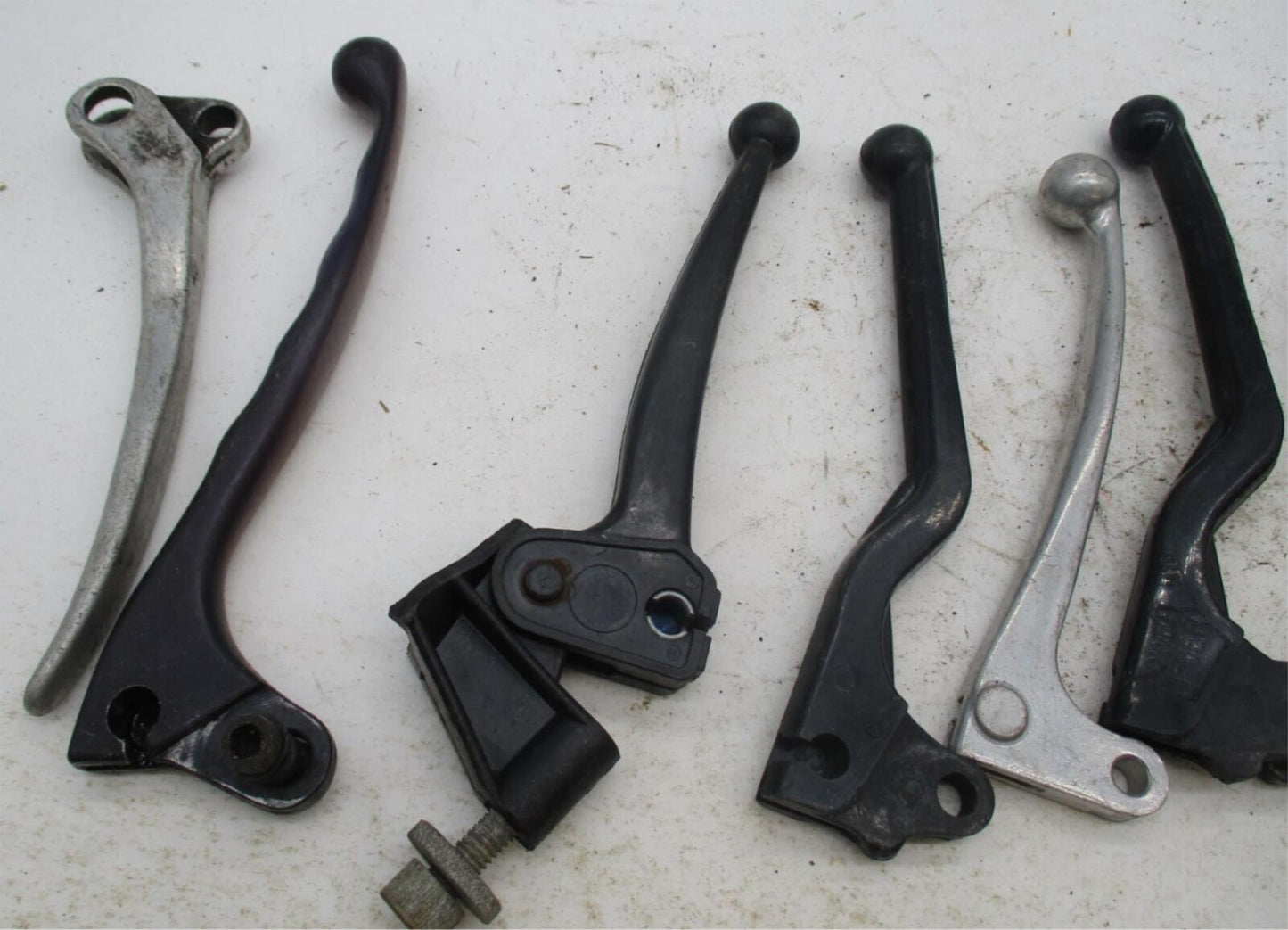 Large Mixed Lot of Vintage Motorcycle Hand Brake & Clutch Control Levers