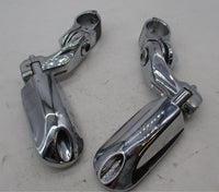 Harley Davidson Pair of Streamliner Highway Pegs with Engine Guard Clamps