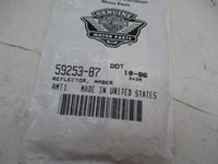 Harley Davidson Genuine NOS Amber Reflector 59253-87