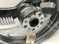 Revtech Custom 2 Spoke Blade Aluminum Billet Harley Mag Wheel Drag 18 x 4.25"