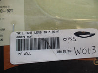 Harley Davidson Genuine NOS Multi-Fit Chrome Tail Lamp Lens Trim Ring 68070-92T