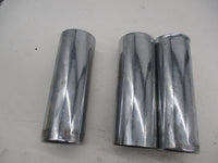 Lot of 3 Mixed Harley Davidson Chrome Upper Fork Covers Cow Bells