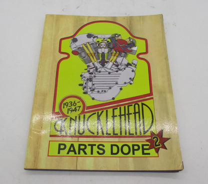 V-Twin 48-1331 Harley Davidson Knucklehead Parts Dope Reference Guide 1936-1947