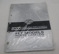 Harley Davidson Official Factory 2000 FLT Models Parts Catalog Book 99456-00A