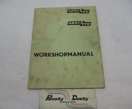 Vintage Original CZ Sport 125 175 Workshop Manual Book
