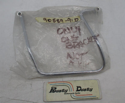 Single Harley Davidson Genuine OEM Chrome Saddlebag Support 90589-91D