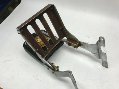 Harley evo softail fxst flstf sissy bar passenger backrest pad luggage rack