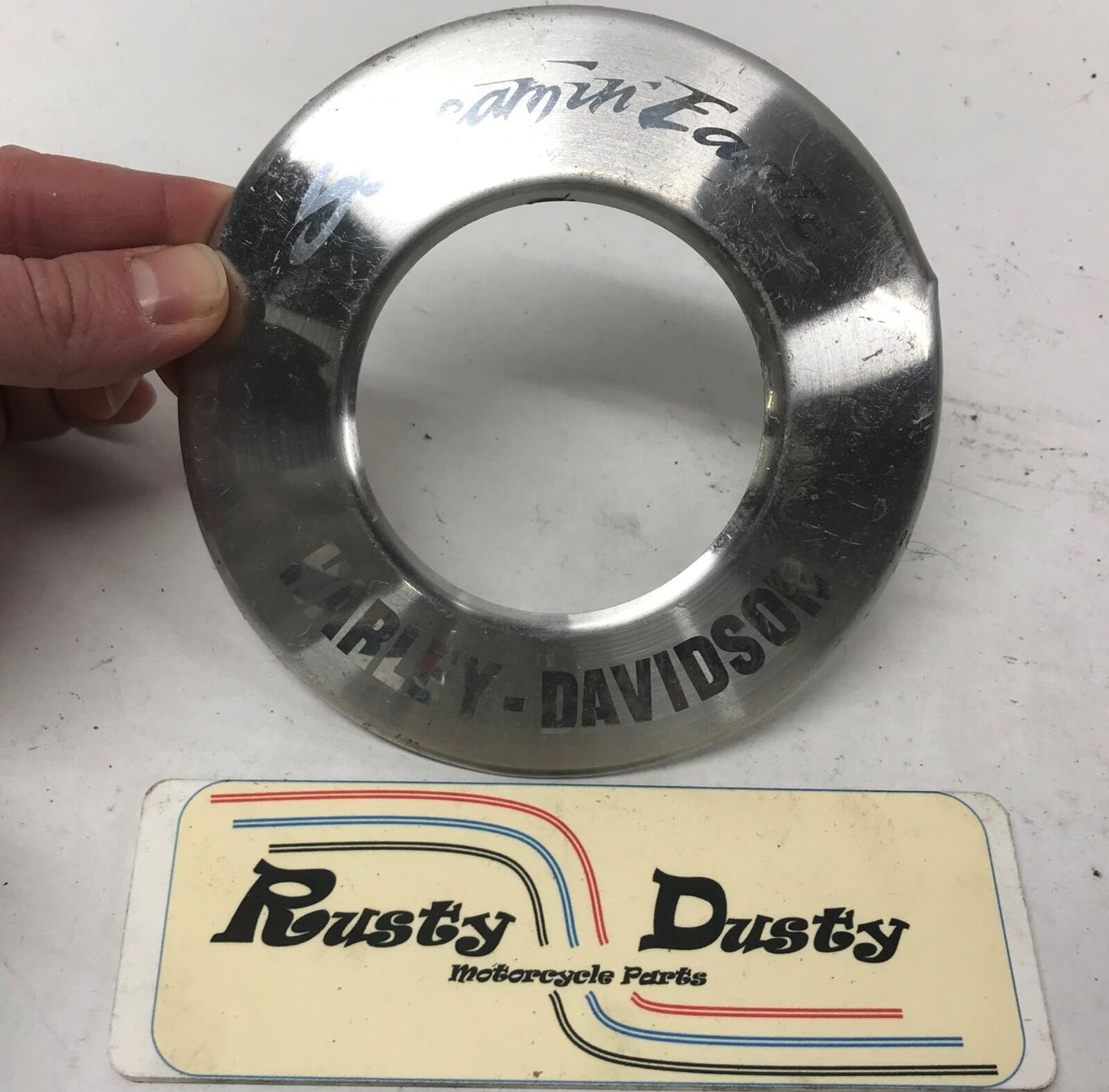 Sold Item Harley Davidson Screamin Eagle EVO Air Cleaner Cover Insert 29384-97