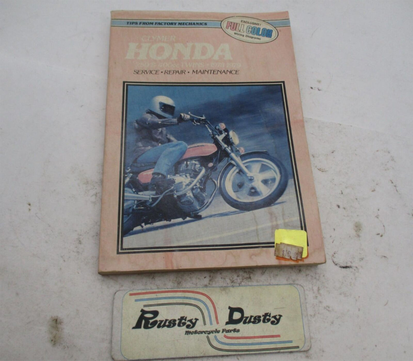 Honda Clymer 1978-1979 250 and 400cc Twins Service Repair Manual Book