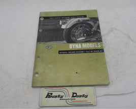 Harley Davidson Official Factory 2002 Dyna Parts Catalog Manual 99439-02