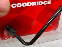 Goodridge JIC To -3 Tube Adapter S-Bend Ebony 3/8" P666-03BK