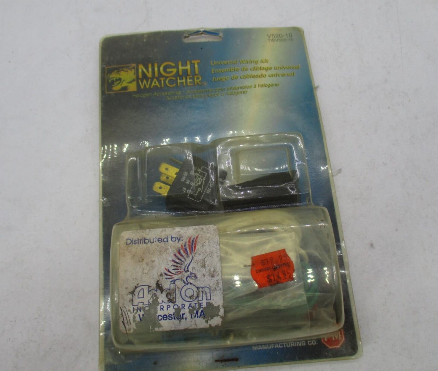 Add On Inc Night Watcher Universal Motorcycle Wiring Kit V520-10