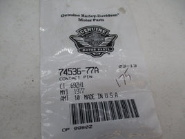 Lot of 7 Harley Davidson Genuine NOS Contact Pins 74536-77A