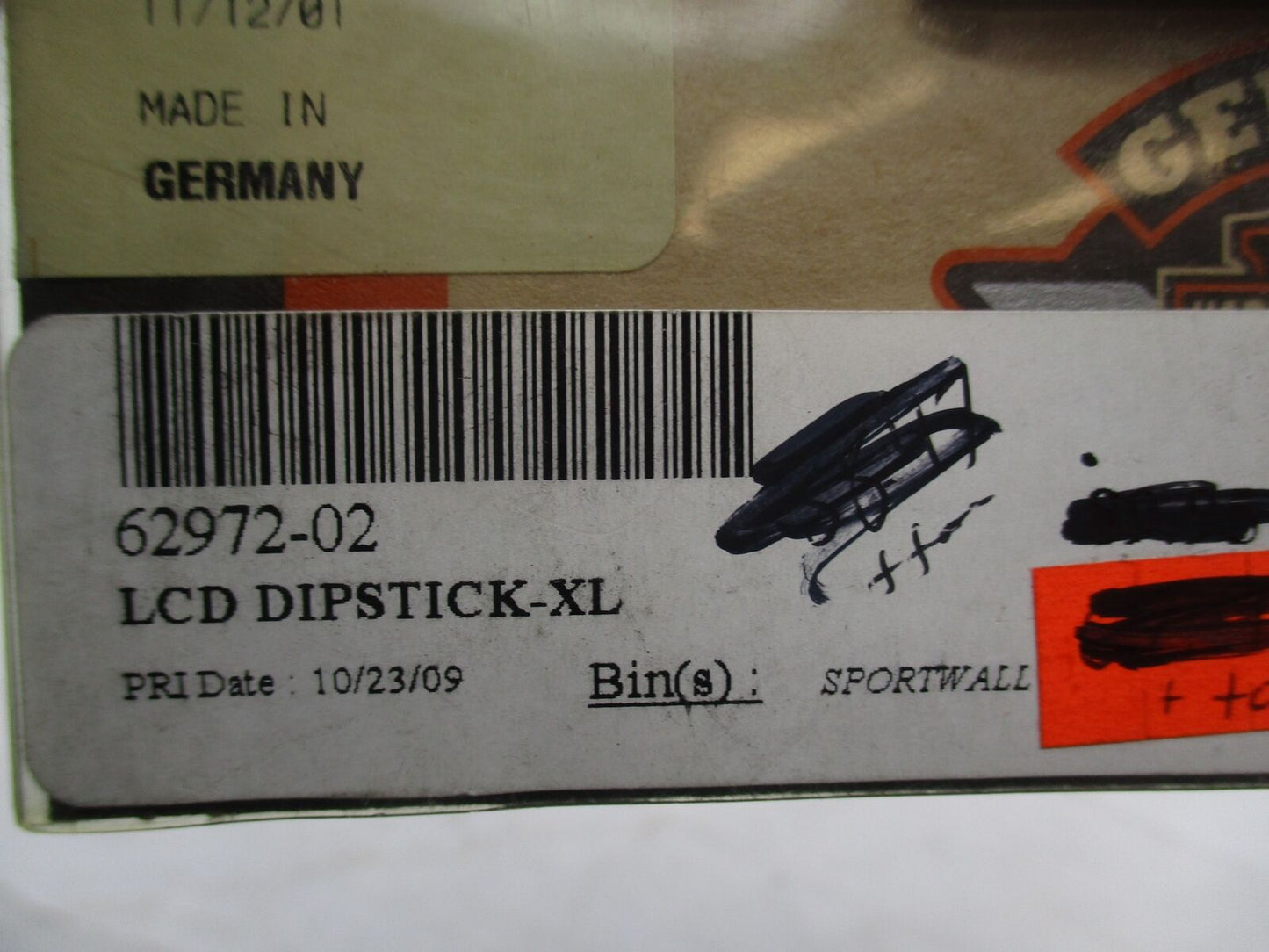 Harley Davidson Genuine NOS Oil Temperature Dipstick with Lighted LCD 62972-02