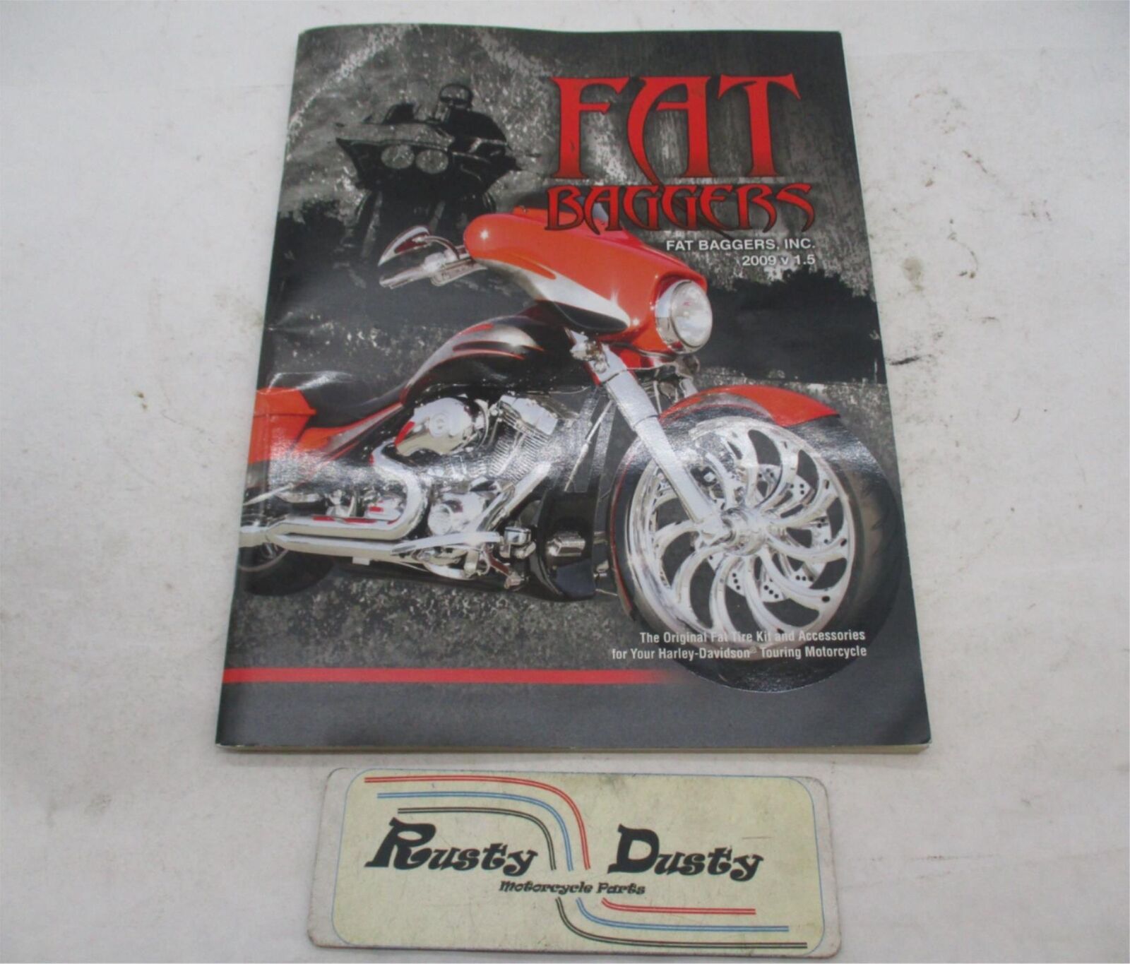 Fat Baggers 2009 Harley Davidson Fat Tire and Accessories Catalog Book