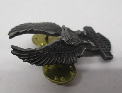 Honda Motorcycle Bike Chopper Cruiser Rider Vest Jacket Metal Eagle Silver Pin