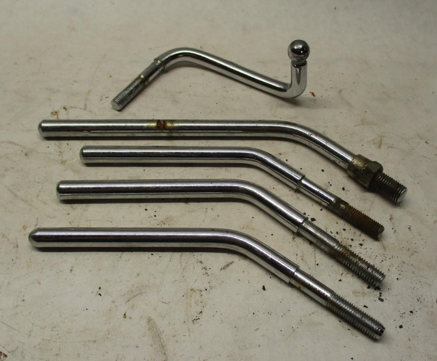 Mixed Lot Harley Davidson Mirror Stems Chrome varying lengths