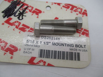 Lot of 2 Harley Davidson Lazer Star 5/16 x 1-1/2"  Mounting Bolts MK3