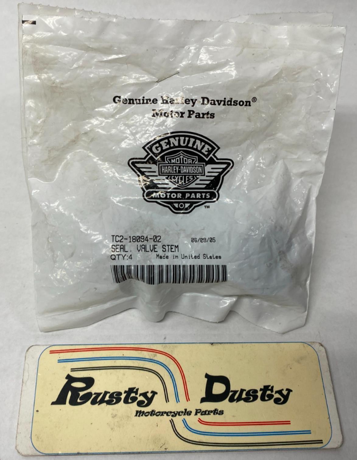 Set of (4) Harley Davidson Genuine Valve Stems TC2-18094-02