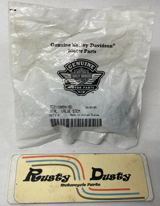 Set of (4) Harley Davidson Genuine Valve Stems TC2-18094-02