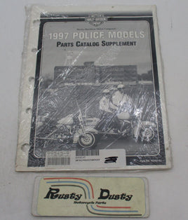 Harley Davidson NOS 1997 Police Models Parts Catalog Supplement Book 99545-97