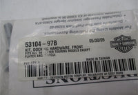 Harley Davidson Genuine NOS Docking Hardware Front Kit 53104-97B