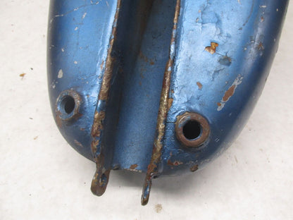 Vintage Motorcycle AHRMA Blue Gas Fuel Tank Unknown Model Esso Jawa CZ