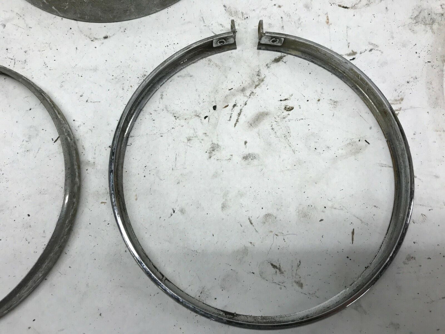 lot of 3 GENUINE Harley Ironhead XL Sportster FX Headlamp Bezel Rings 67725-63