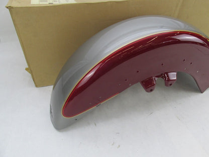 Harley Davidson Genuine NOS Red & Silver Touring Front Fender 59087-89
