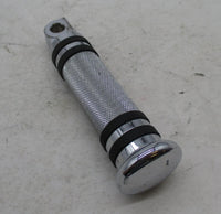 Harley Davidson Single Knurled Chrome Round Foot Peg