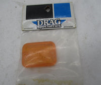 Drag Specialties NOS Mini Baron Rectangular Amber Lens 2040-0301