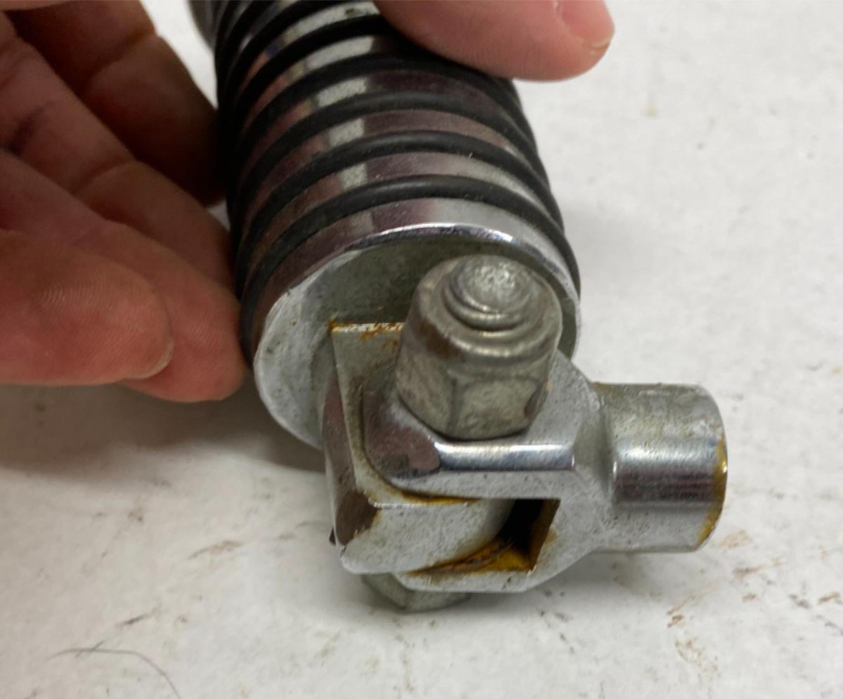 Harley Davidson Chrome Ribbed Single Rider Foot peg Highway Peg