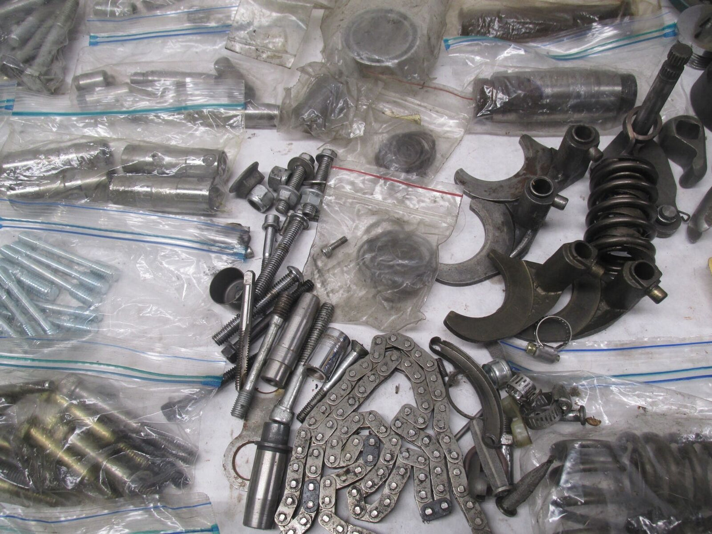 Huge 18+ Pound Mixed Harley Builders Machinist Lot Engine Transmission Parts #2