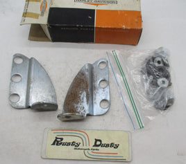 Harley Davidson Set of (2) Wind Shield Brackets Shovelhead w/ Hardware