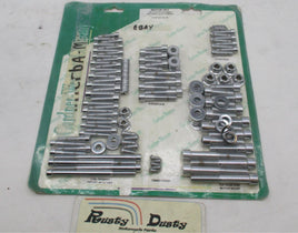 Harley Dyna Gardner Westcott Polished Chrome Motor Set Allen Screws P-96-75