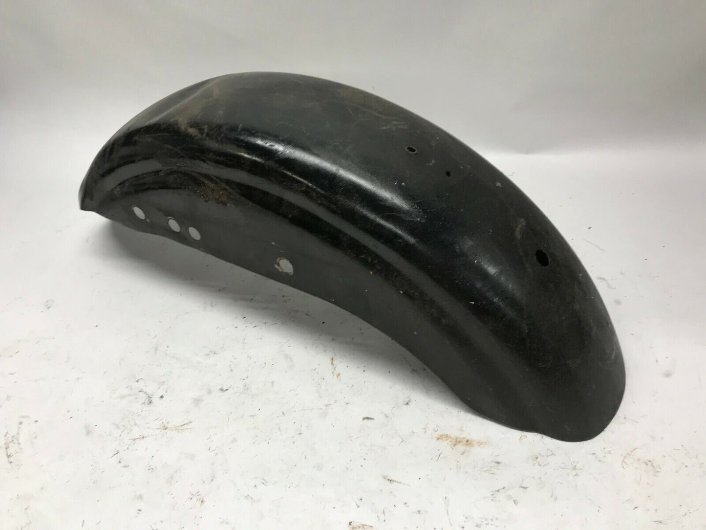 HARLEY-DAVIDSON 1000 IRONHEAD REAR BACK WHEEL FENDER MUD GUARD Black Bobbed 7"