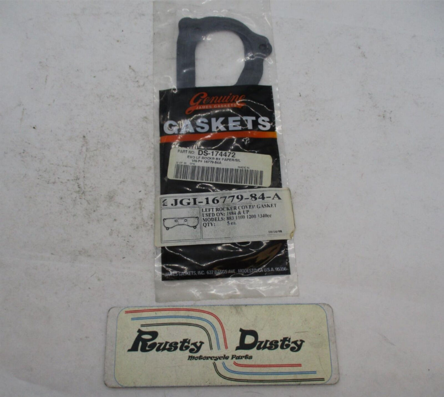 Lot of 5 Harley Davidson James Gasket Left Rocker Cover Gaskets JGI-16779-84-A