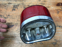 Harley Shovelhead Brake light Taillight Lens & Housing w/ Blue Jewel insert