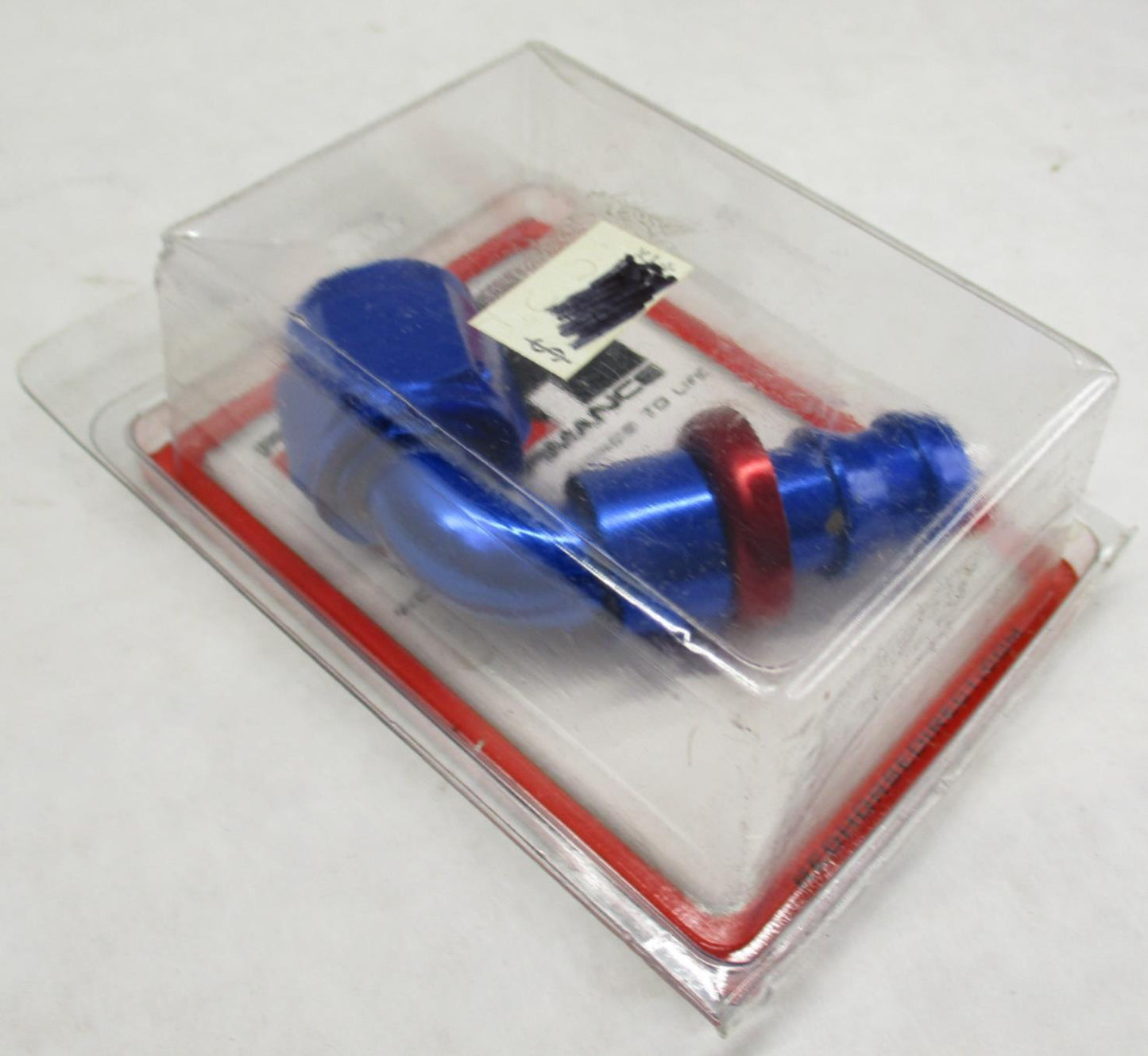 Redhorse Performance 90 degree AN/JIC Hose End Push Lock - Blue 2090-08-1