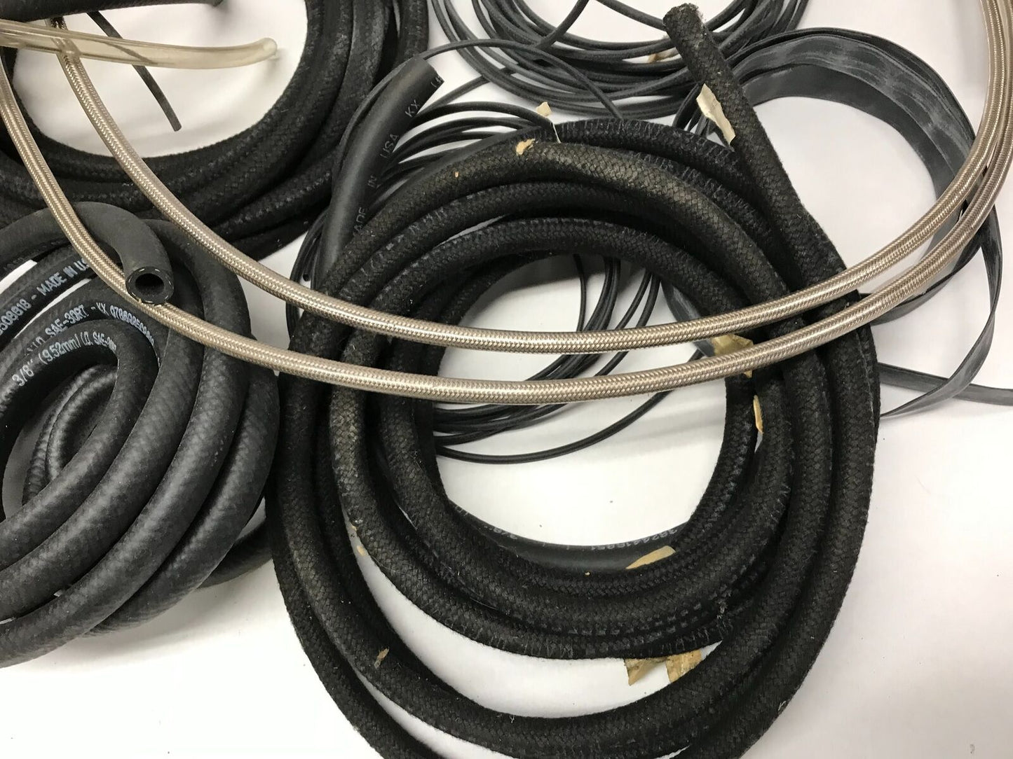 Huge Mixed Lot of Harley Mechanics Hoses Hose Lines Tubes Wiring