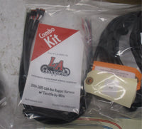 Harley Electra Glide LA Choppers Extended Cable Wire Brake Line Kit KTCM12-14