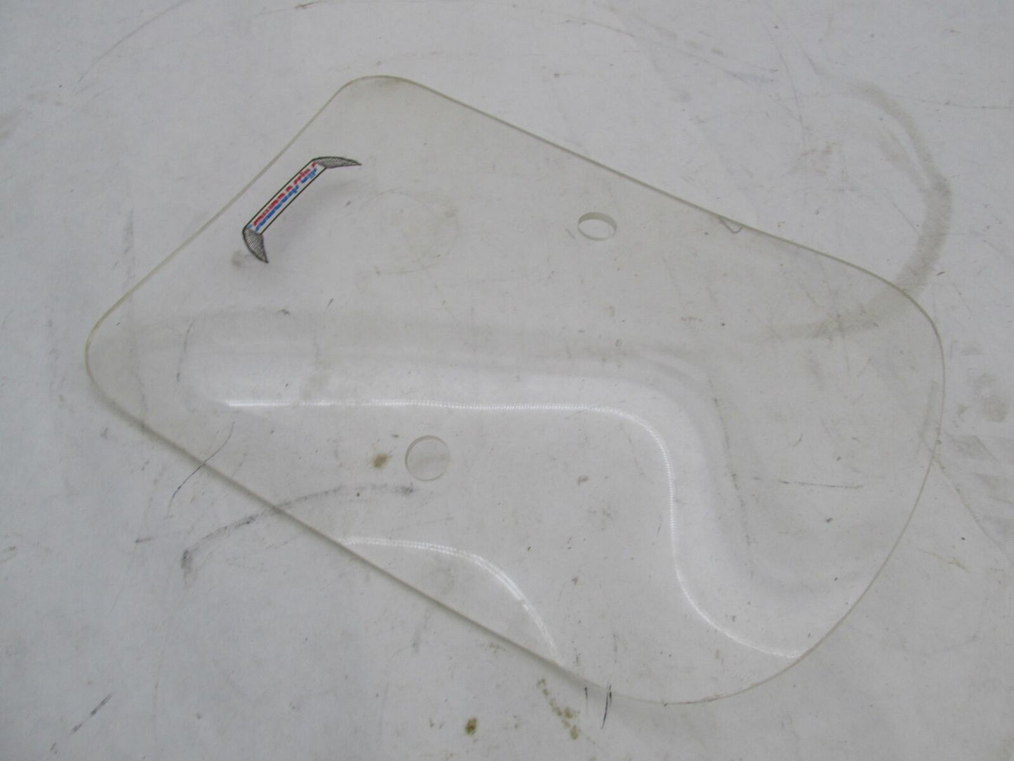 Clear Mini Universal Motorcycle Slip streamer Wind Screen Windshield 10x14