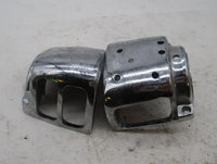 Harley Davidson Left Side Chrome Handlebar Switch Housing Top & Bottom