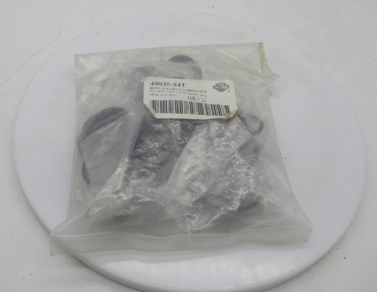Harley-Davidson Genuine NOS Replacement O-Ring Set 49030-84T Includes 5 sets
