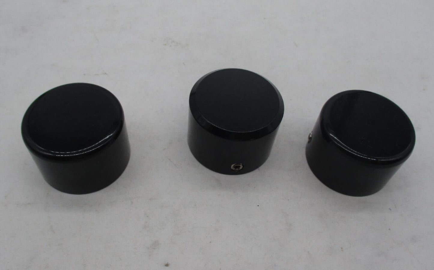 Mixed Lot of 3 Harley Davidson Gloss Black Axle Covers