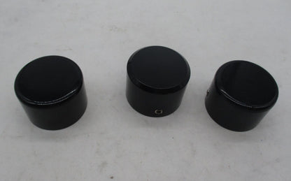 Mixed Lot of 3 Harley Davidson Gloss Black Axle Covers