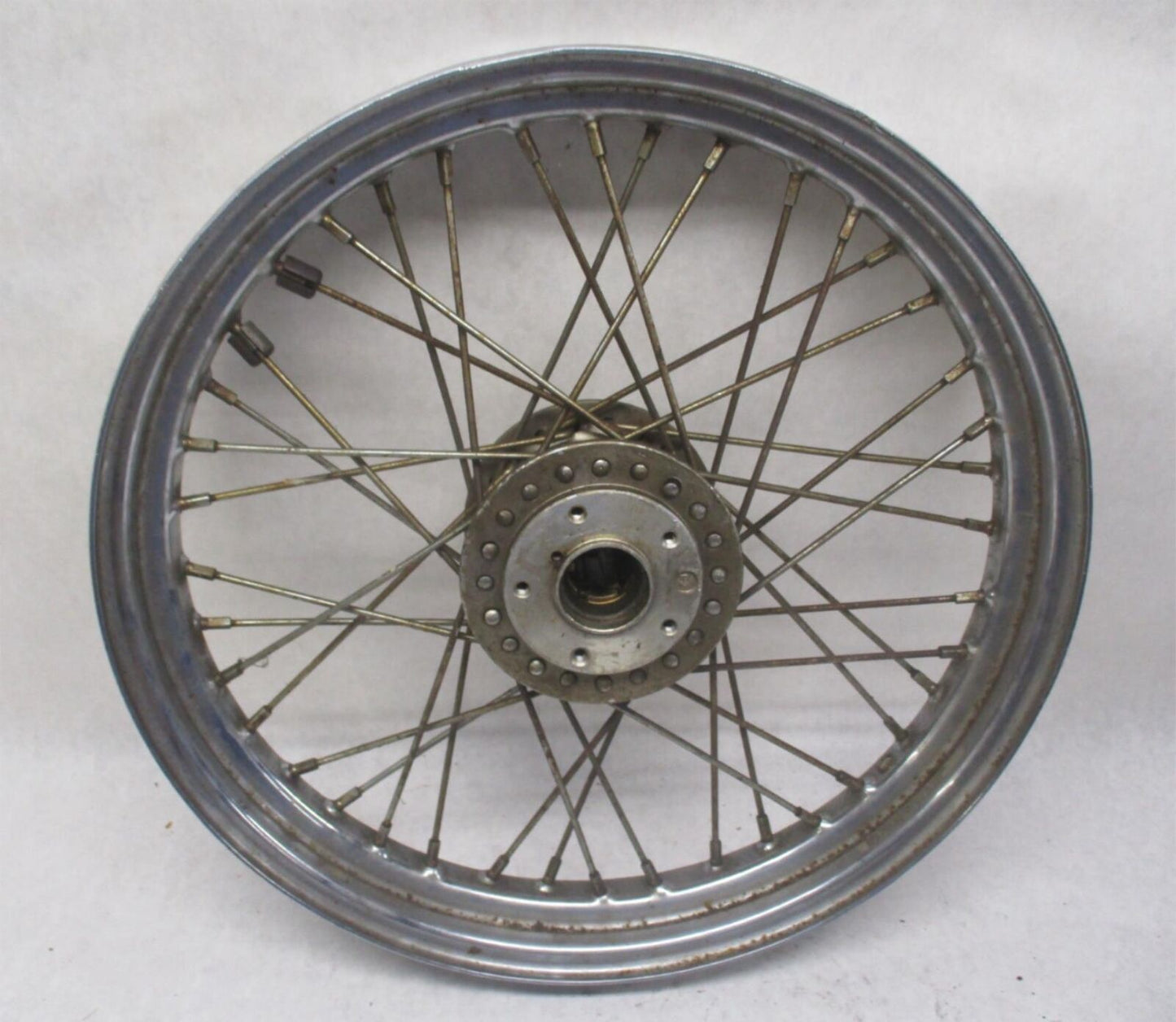 Harley Davidson Genuine 19x2.5" Chrome 40 Spoke Front Wheel 43001-79