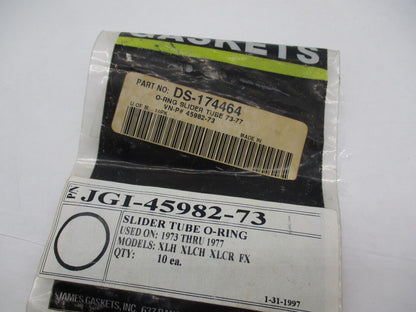 Lot of 4 Harley Davidson James Gaskets Slider Tube O-Rings JGI-45982-73